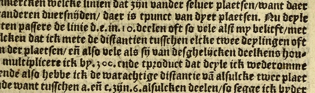 An illustration from Cosmographie, oft Beschrijuinghe der geheelder werelt van Petrus Apianus. derdwerf nu ghecorrigeert van Gemma Frisio ... Metten zeecompasse ende anderen boecxkens byden selve[n] Gemma daer toegedaen, 1553, leaf 133