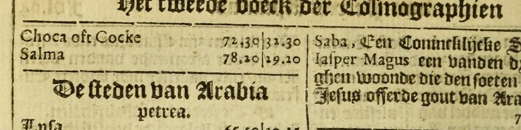An illustration from Cosmographie. ofte Beschrijvinge de gheheelder werelt,, 1609, leaf 138