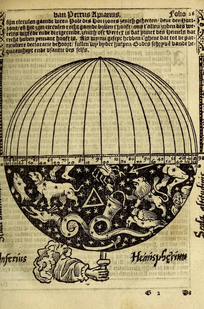 An illustration from Cosmographie, ofte Beschrijvinge de gheheelder werelt,, 1598, leaf 65