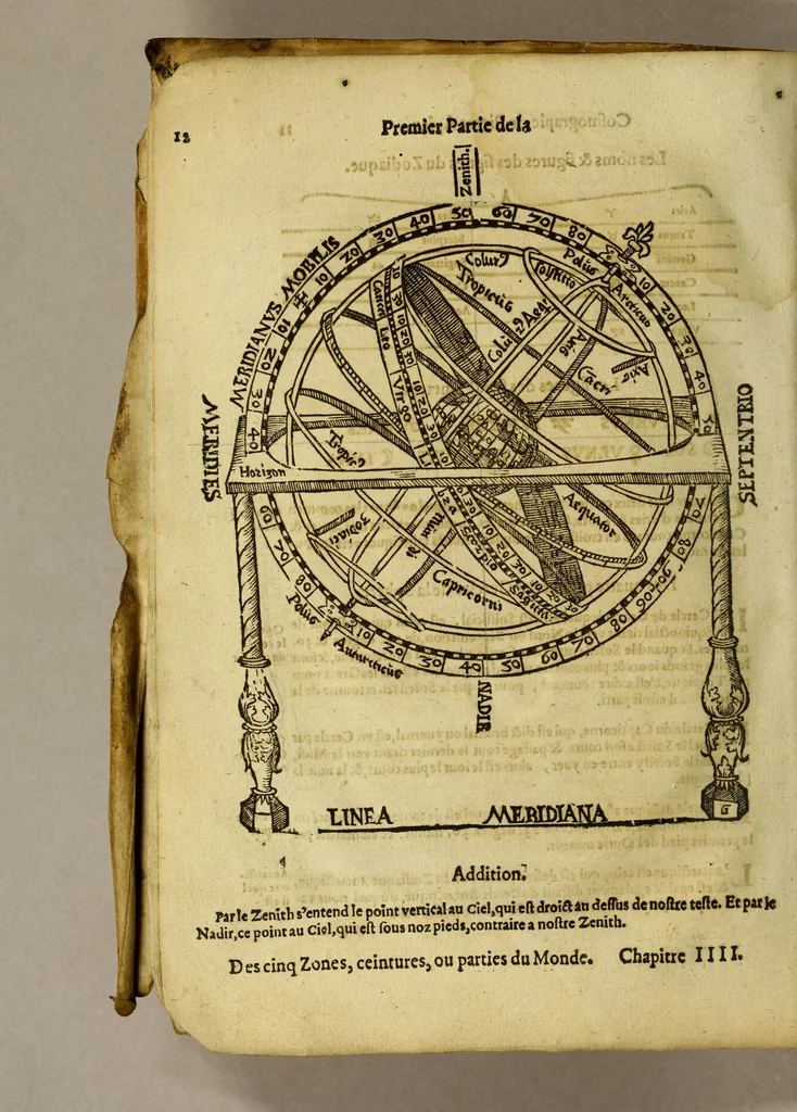 An illustration from Cosmographie, ou Description des quatre parties du monde, contenant la situation, diuision, & estendue de chascune region & prouince d'icelles,, 1581, leaf 22