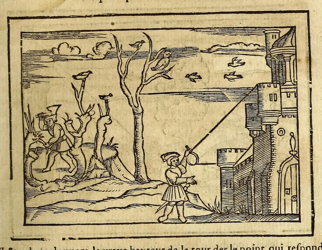 An illustration from Cosmographie, ou Description des quatre parties du monde, contenant la situation, diuision, & estendue de chascune region & prouince d'icelles,, 1581, leaf 233