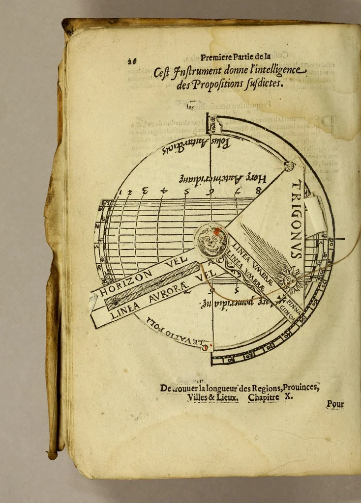 An illustration from Cosmographie, ou Description des quatre parties du monde, contenant la situation, diuision, & estendue de chascune region & prouince d'icelles,, 1581, leaf 36