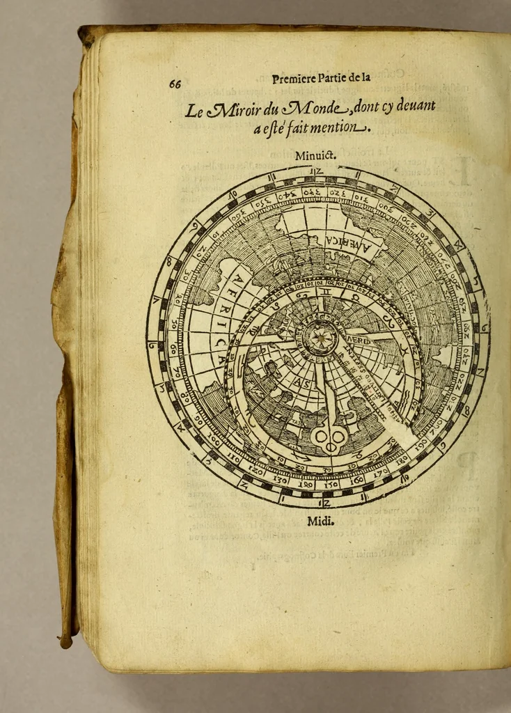 An illustration from Cosmographie, ou Description des quatre parties du monde, contenant la situation, diuision, & estendue de chascune region & prouince d'icelles,, 1581, leaf 76