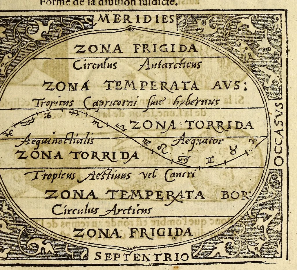 An illustration from Cosmographie, ou Description des quatre parties du monde, contenant la situation, diuision, & estendue de chascune region & prouince d'icelles,, 1581, leaf 27
