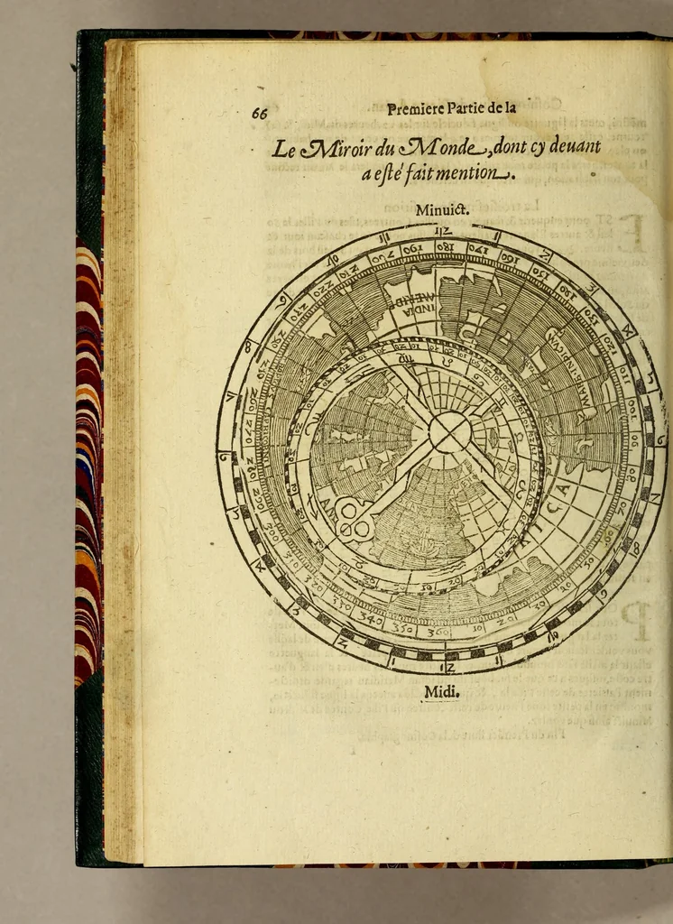 An illustration from Cosmographie, ou Description des quatre parties du monde, contenant la situation, diuision, & estendue de chascune region & prouince d'icelles,, 1581, leaf 80