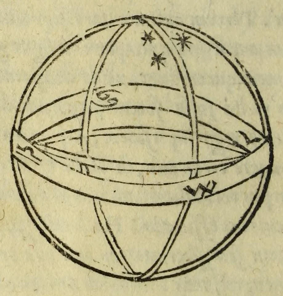 An illustration from Cosmographiæ introductio cum quibusdam geometriæ ac astronomiæ principijs ad eam rem necessarijs, 1535, leaf 18
