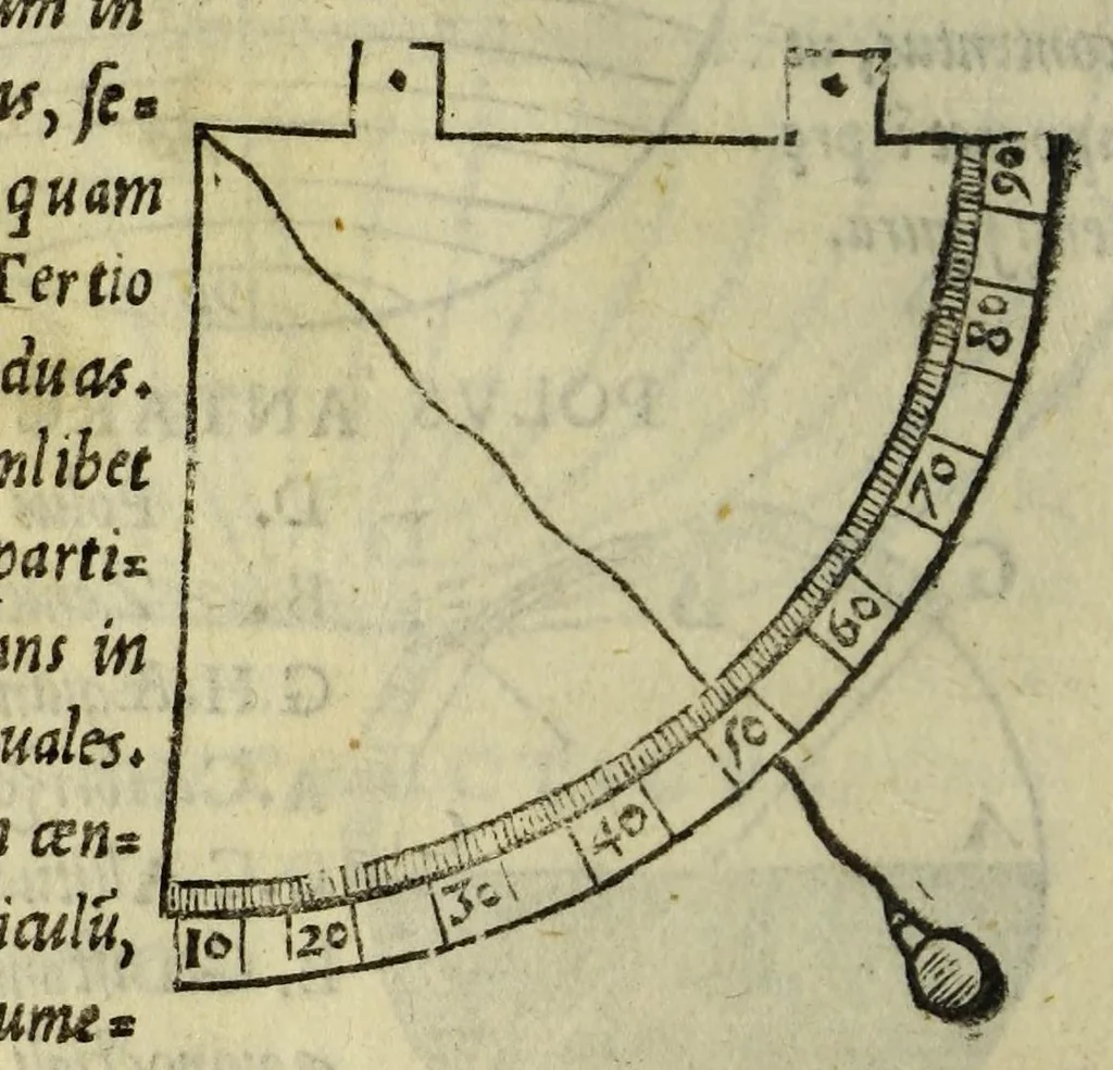 An illustration from Cosmographiæ introductio cum quibusdam geometriæ ac astronomiæ principijs ad eam rem necessarijs, 1535, leaf 44