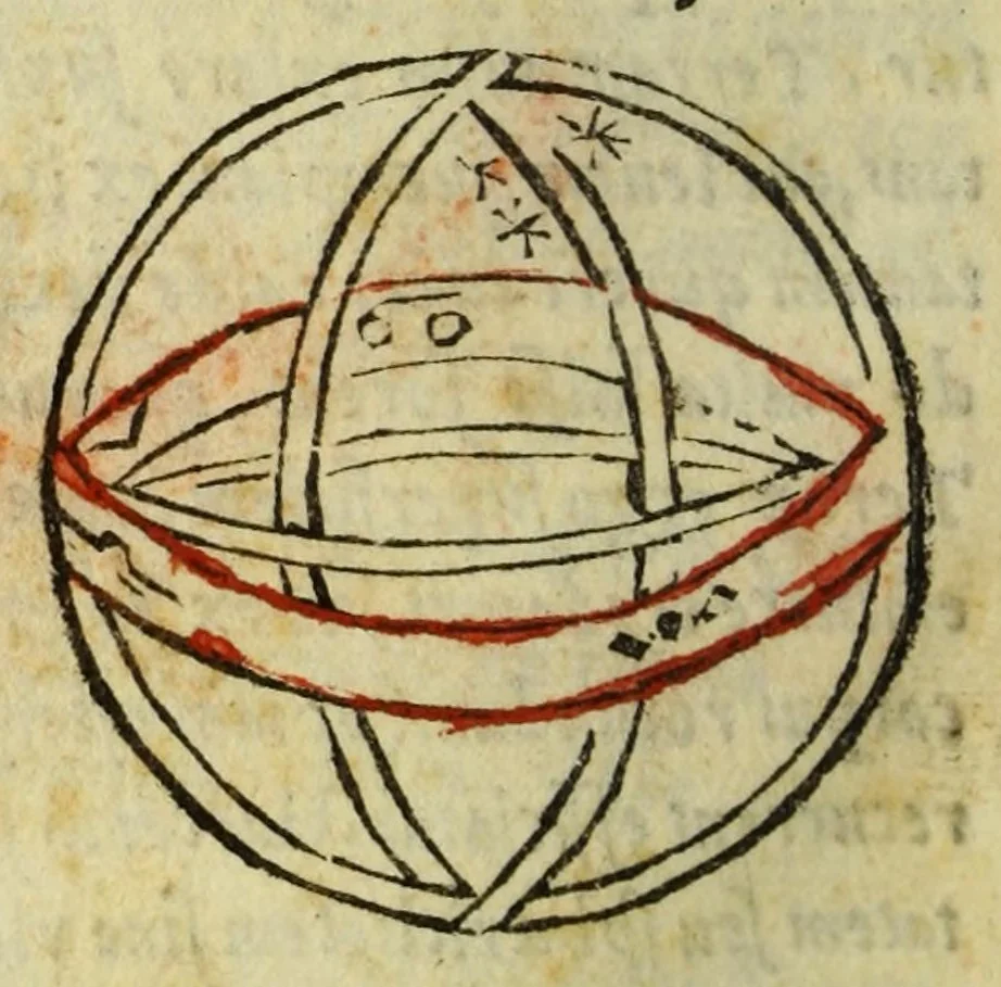 An illustration from Cosmographiæ introductio : cum quibusdam geometriæ ac astronomiæ principijs ad eam rem necessarijs, 1537, leaf 18