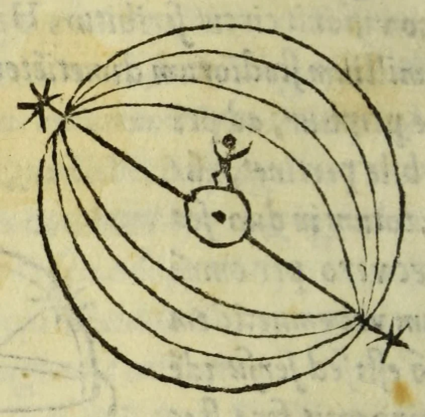 An illustration from Cosmographiæ introductio : cum quibusdam geometriæ ac astronomiæ principijs ad eam rem necessarijs, 1537, leaf 24