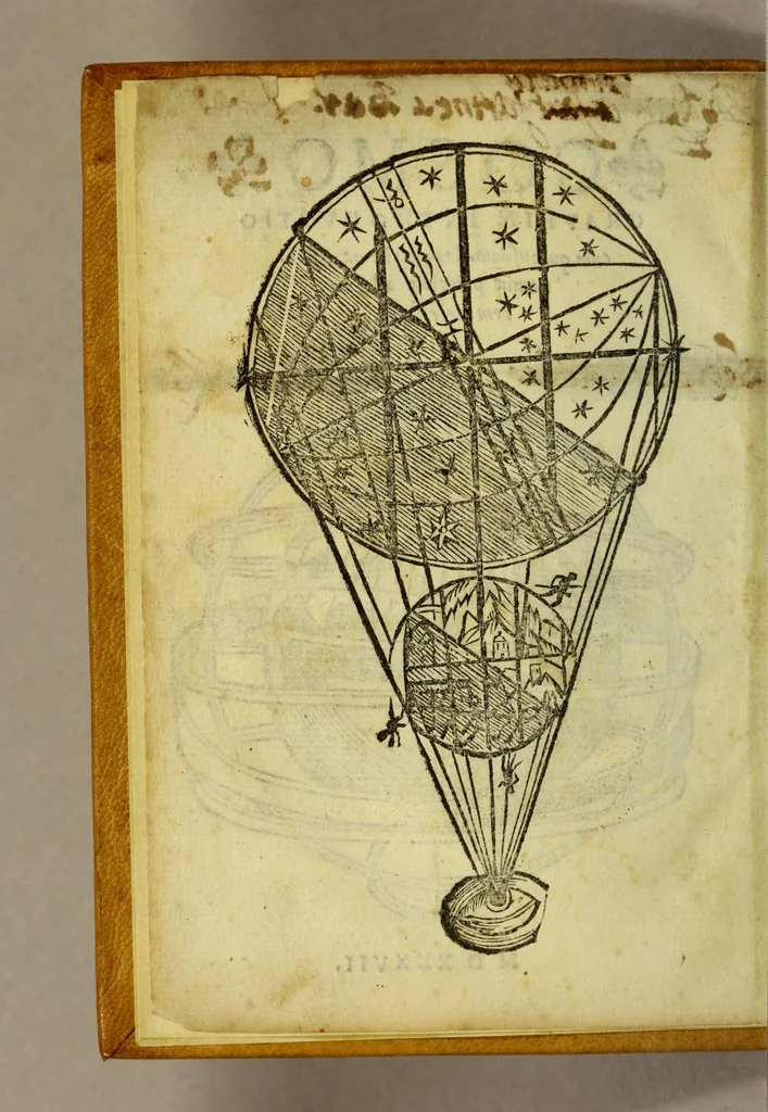 An illustration from Cosmographiæ introductio : cum quibusdam geometriæ ac astronomiæ principijs ad eam rem necessarijs, 1537, leaf 8