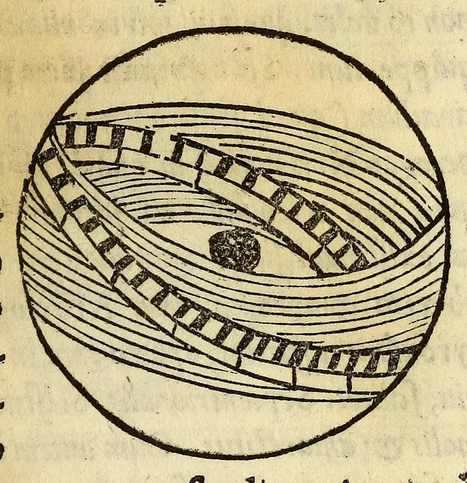An illustration from Cosmographiæ introductio : cum quibusdam geometriæ ac astronomiæ principijs ad eam rem necessarijs, 1533, leaf 25