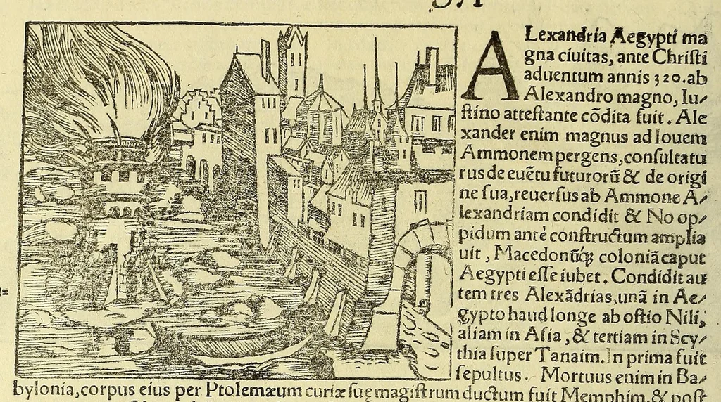 An illustration from Cosmographiæ uniuersalis lib. VI. in quibus iuxta certioris fidei scriptorum traditionem describuntur, omnium habitabilis orbis partium situs, propriæq[ue] dotes. regionum topographicæ effigies ..., 1554, leaf 1238