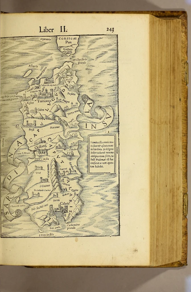 An illustration from Cosmographiæ uniuersalis lib. VI. in quibus iuxta certioris fidei scriptorum traditionem describuntur, omnium habitabilis orbis partium situs, propriæq[ue] dotes. regionum topographicæ effigies ..., 1554, leaf 331