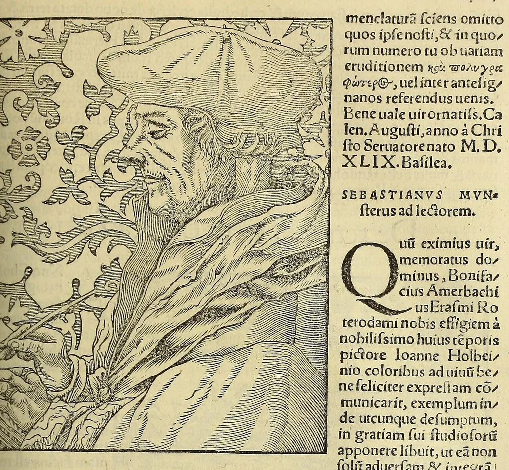 An illustration from Cosmographiæ uniuersalis lib. VI. in quibus iuxta certioris fidei scriptorum traditionem describuntur, omnium habitabilis orbis partium situs, propriæq[ue] dotes. regionum topographicæ effigies ..., 1554, leaf 495