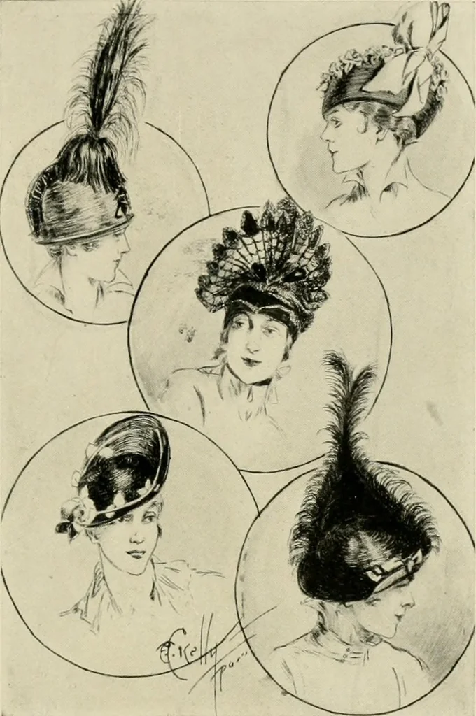 An illustration from Costume design and illustration, 1918, leaf 100