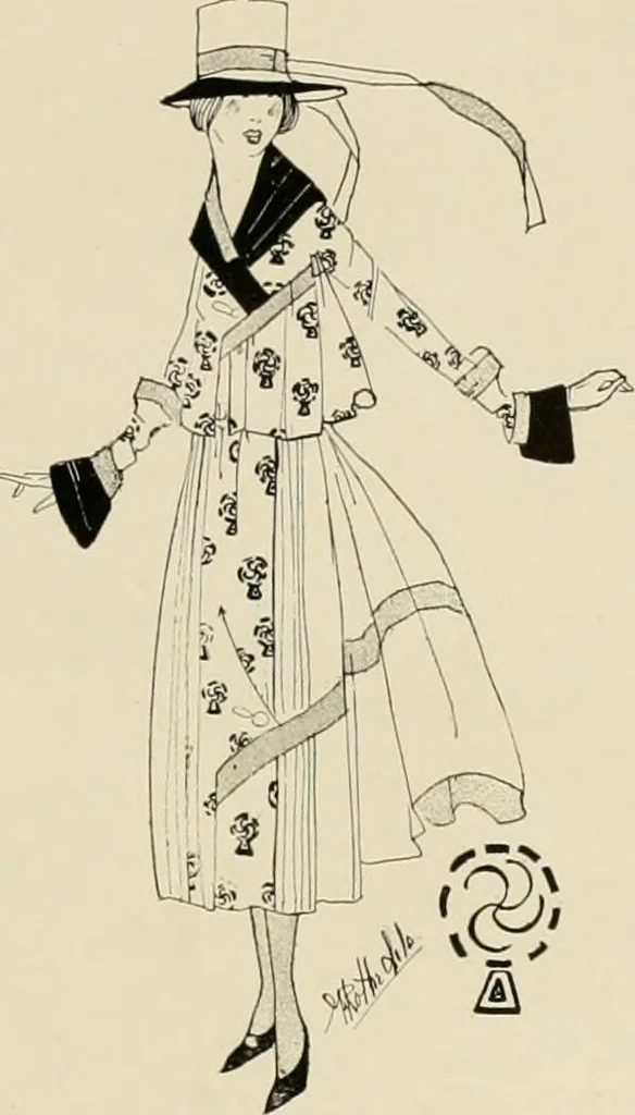 An illustration from Costume design and illustration, 1918, leaf 112