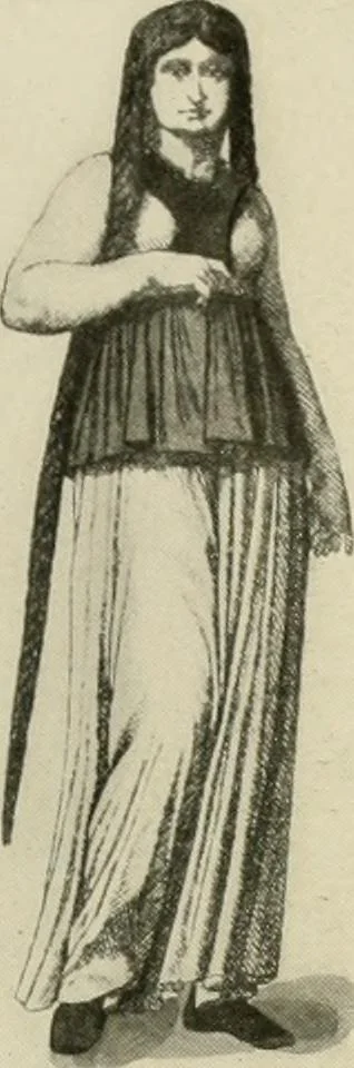 An illustration from Costume design and illustration, 1918, leaf 126