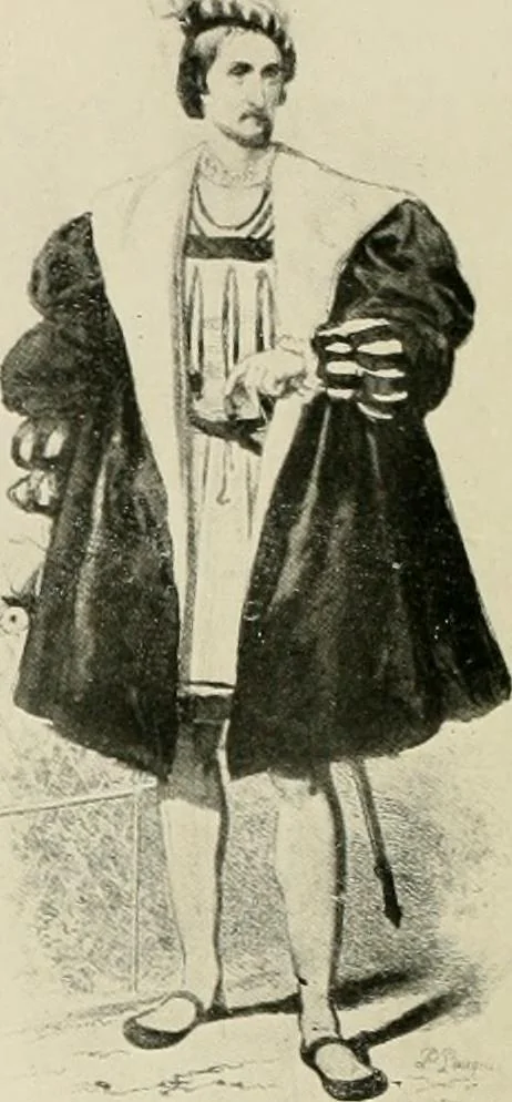 An illustration from Costume design and illustration, 1918, leaf 133
