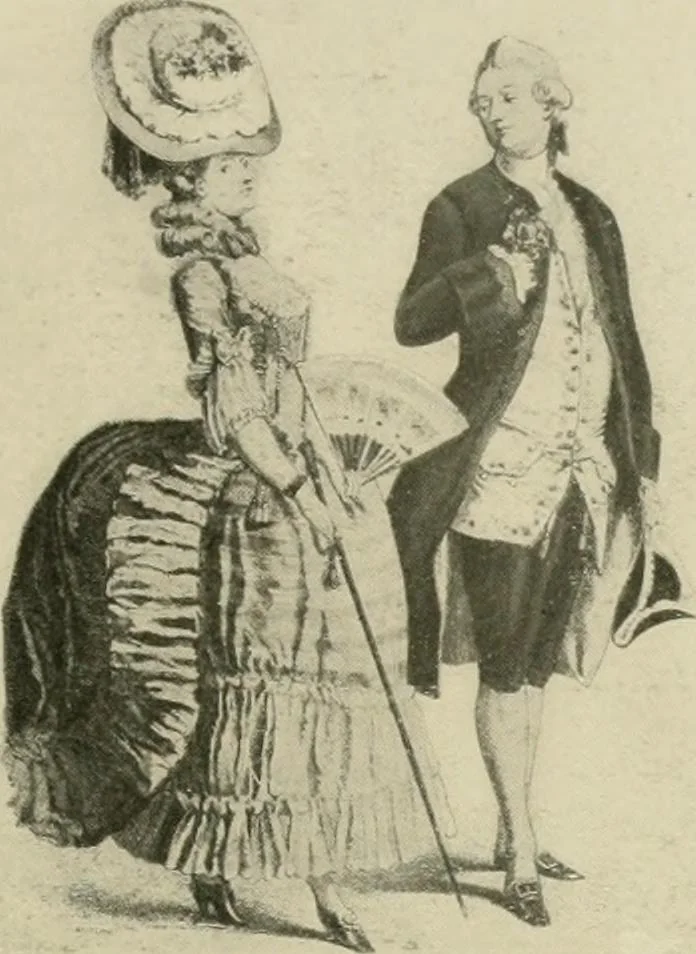 An illustration from Costume design and illustration, 1918, leaf 140