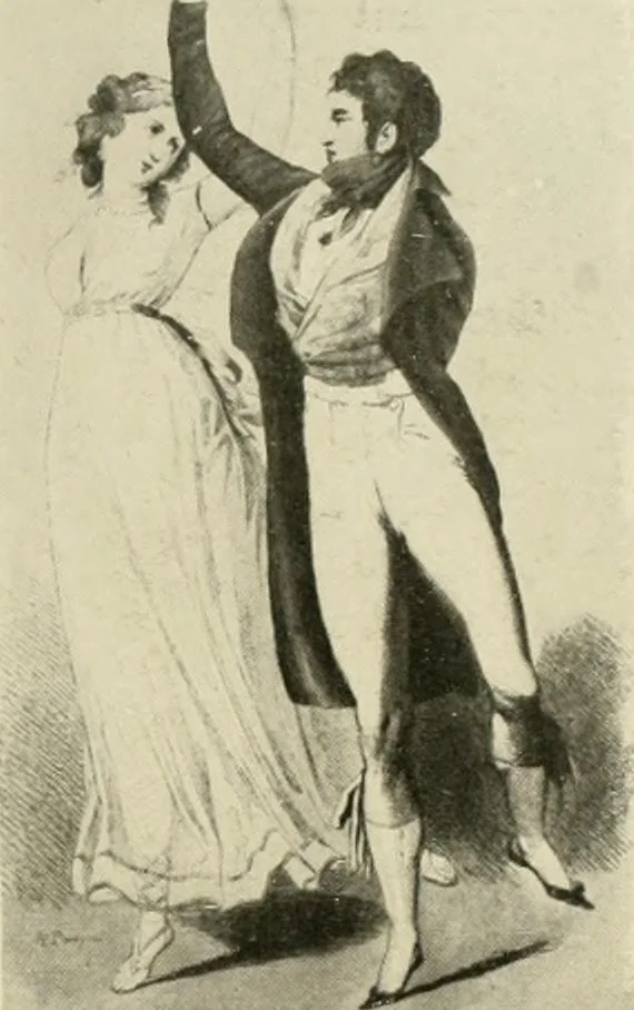 An illustration from Costume design and illustration, 1918, leaf 140
