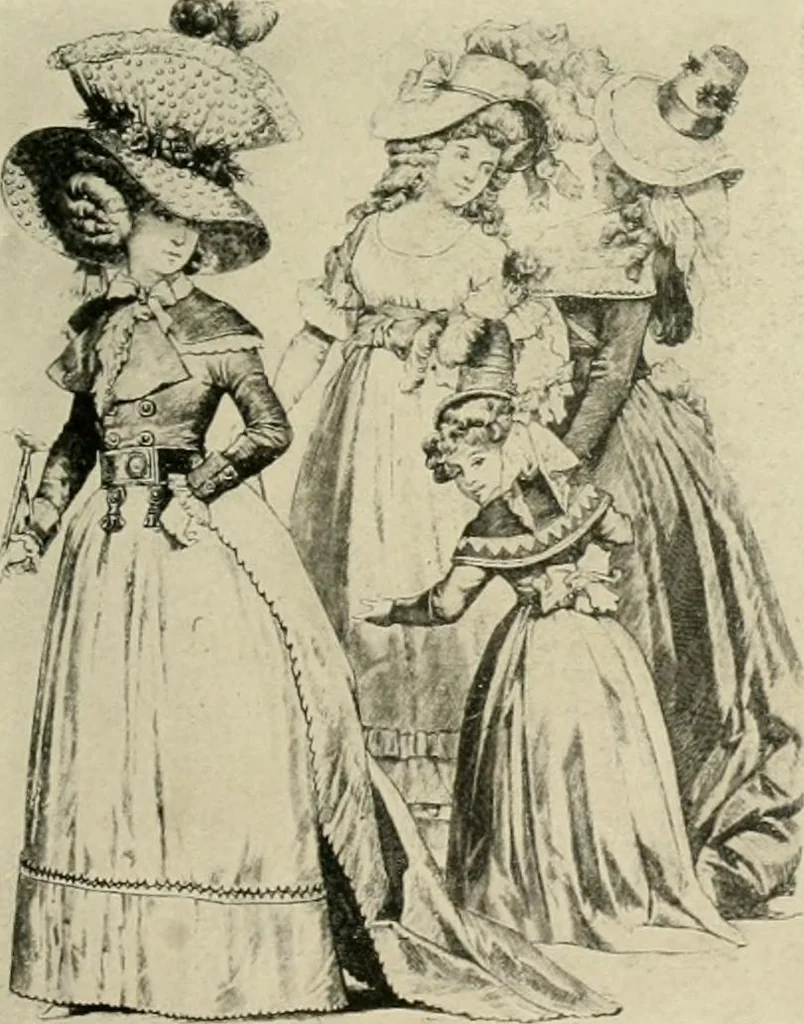 An illustration from Costume design and illustration, 1918, leaf 140