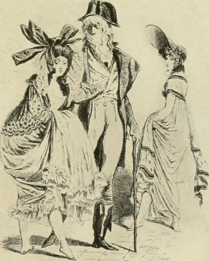 An illustration from Costume design and illustration, 1918, leaf 140