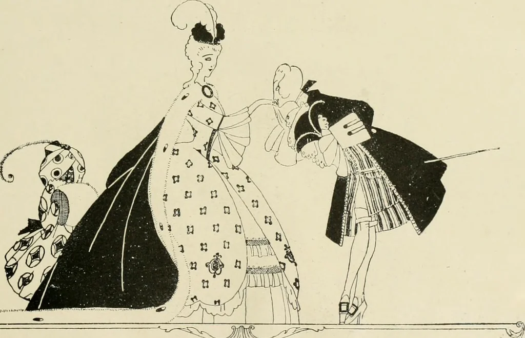 An illustration from Costume design and illustration, 1918, leaf 144