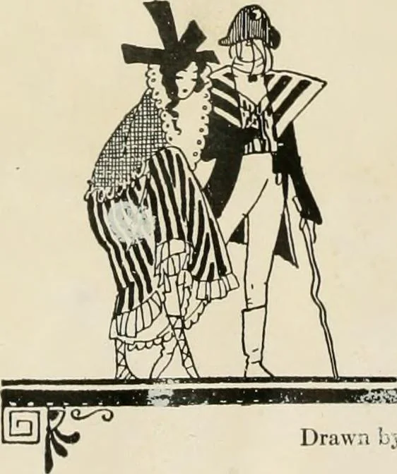 An illustration from Costume design and illustration, 1918, leaf 149