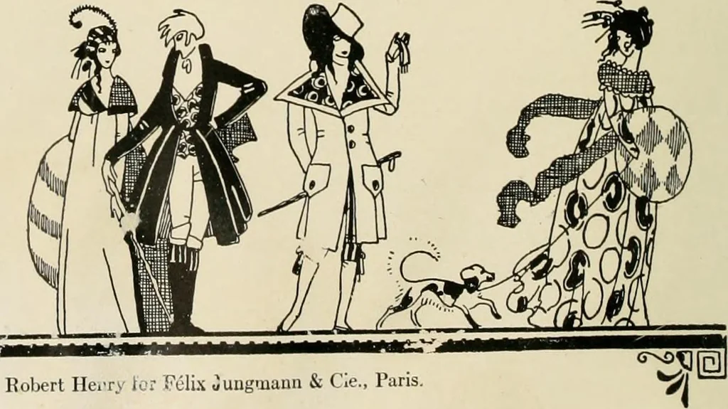 An illustration from Costume design and illustration, 1918, leaf 149