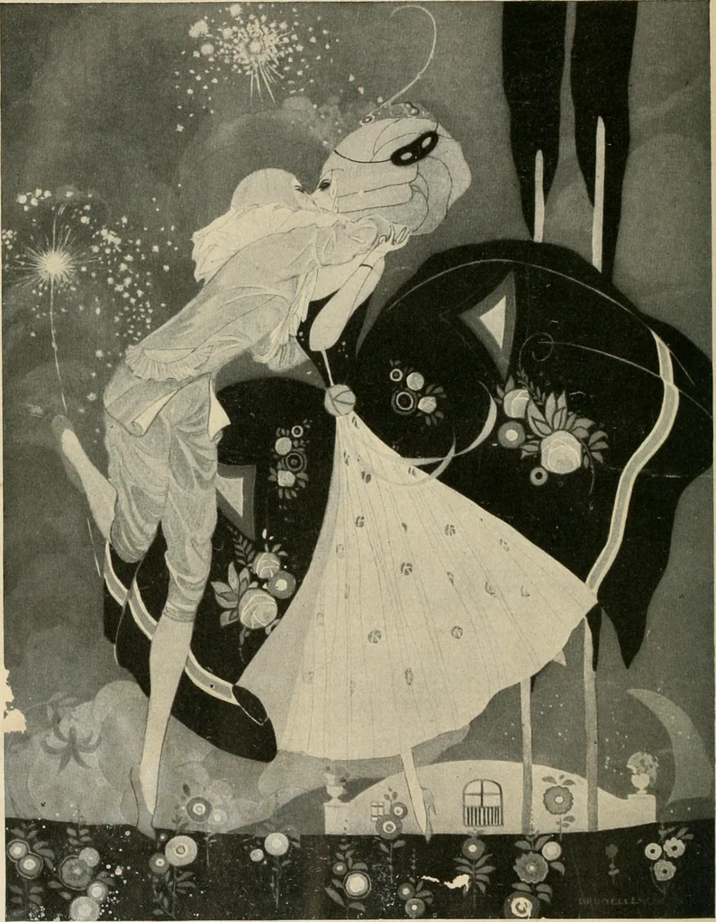 An illustration from Costume design and illustration, 1918, leaf 155