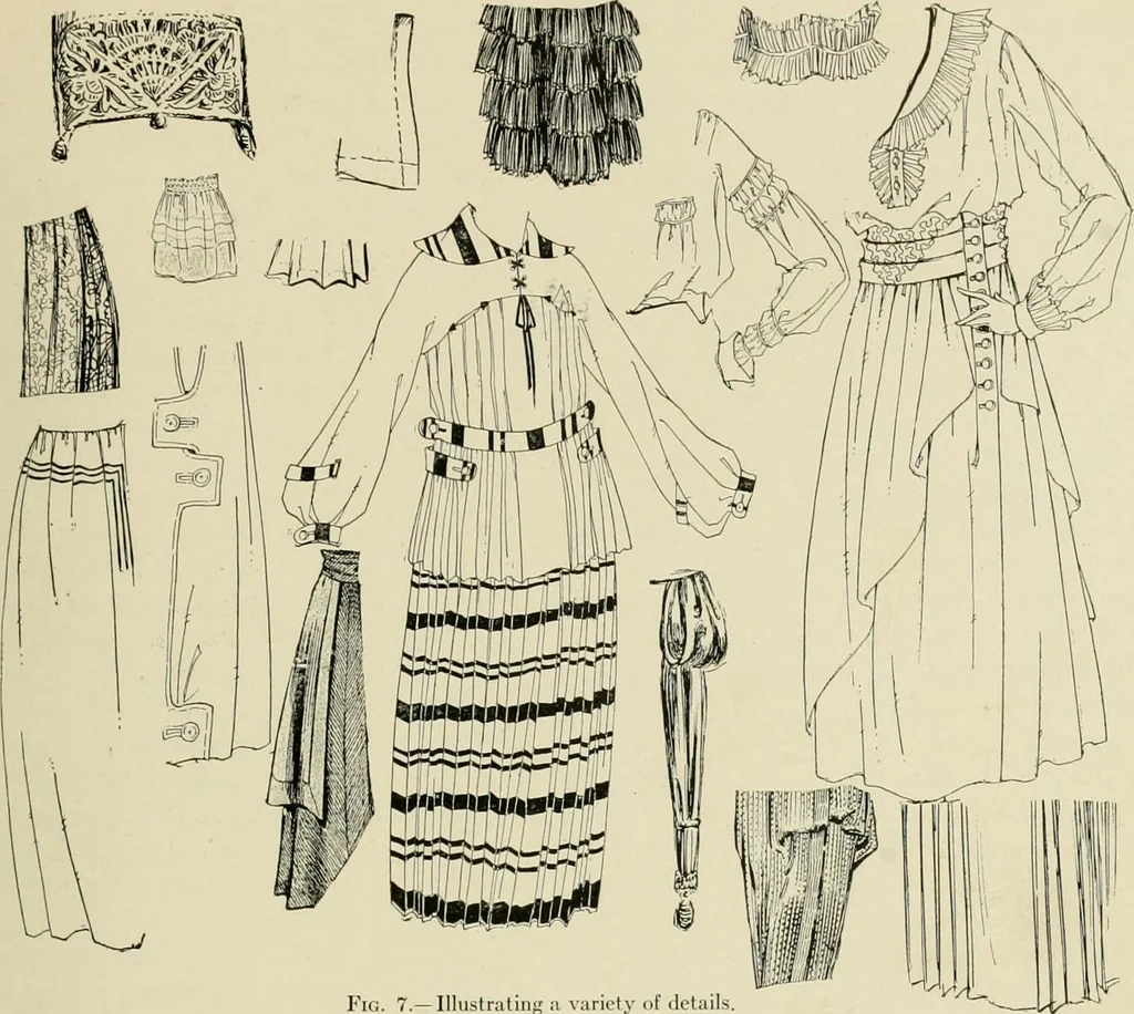 An illustration from Costume design and illustration, 1918, leaf 24