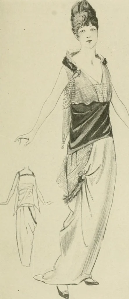 An illustration from Costume design and illustration, 1918, leaf 28
