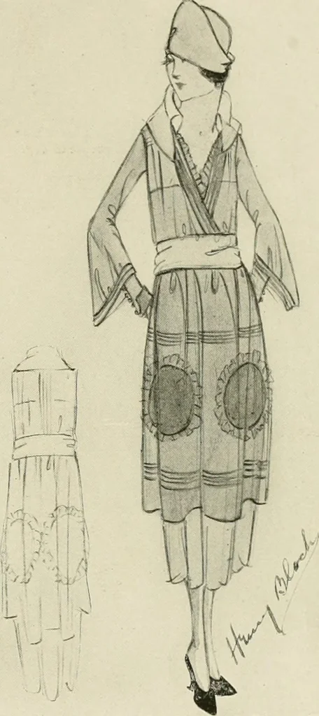 An illustration from Costume design and illustration, 1918, leaf 28