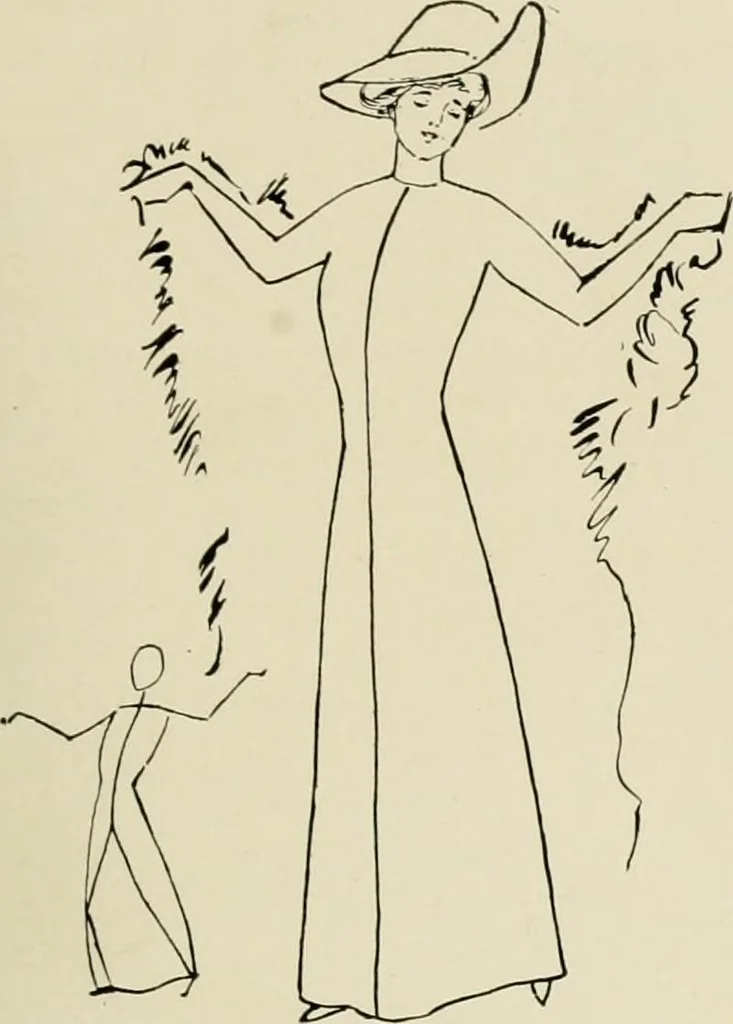 An illustration from Costume design and illustration, 1918, leaf 42