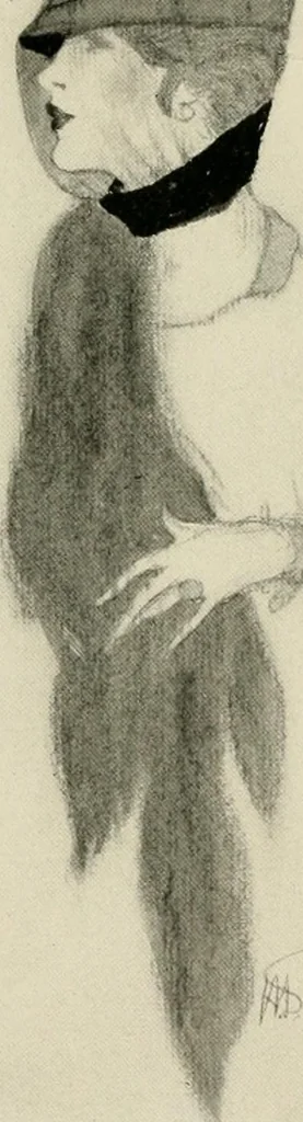 An illustration from Costume design and illustration, 1918, leaf 43