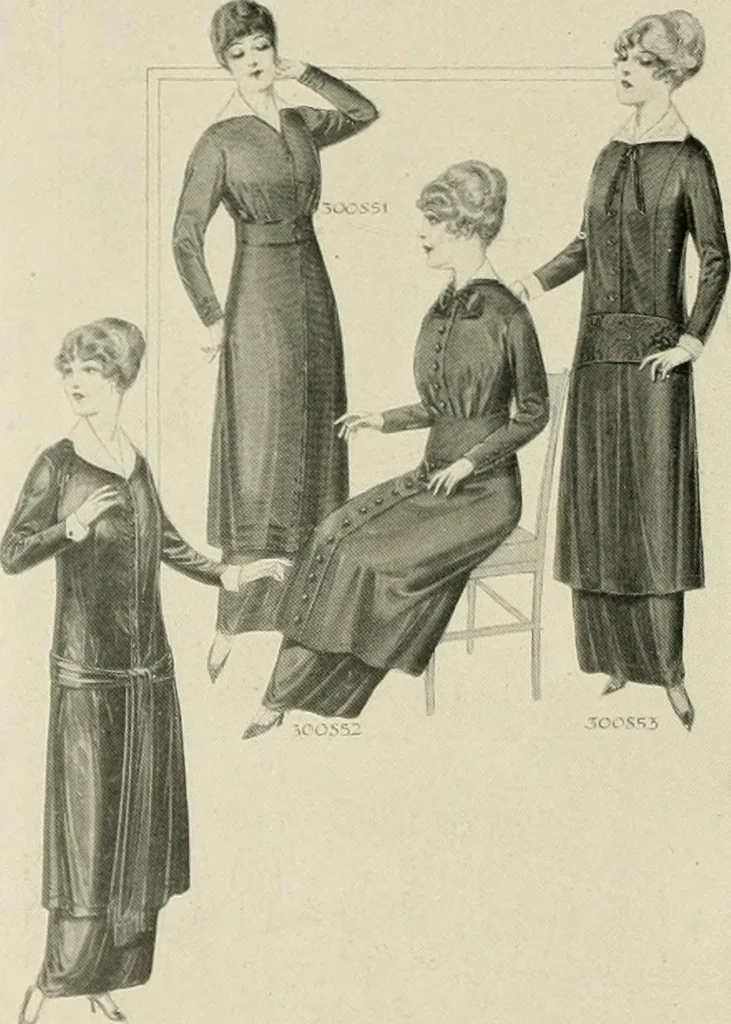 An illustration from Costume design and illustration, 1918, leaf 49