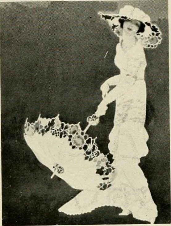 An illustration from Costume design and illustration, 1918, leaf 57