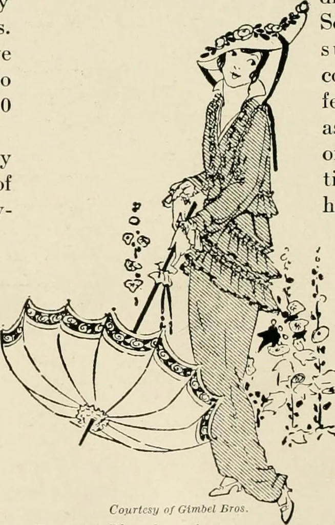 An illustration from Costume design and illustration, 1918, leaf 57