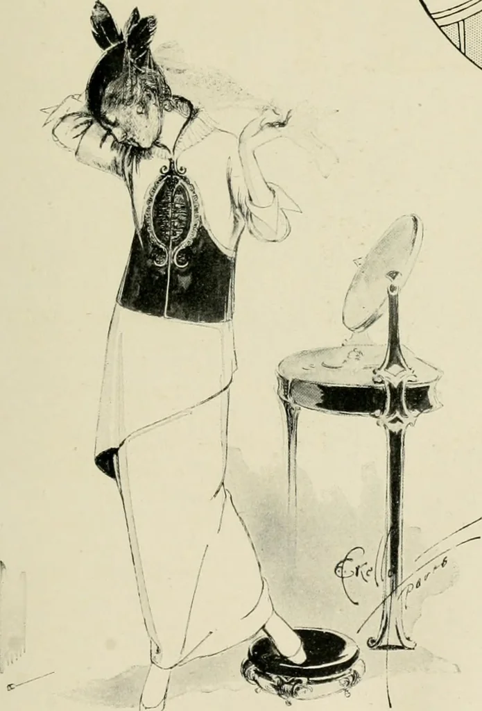 An illustration from Costume design and illustration, 1918, leaf 58