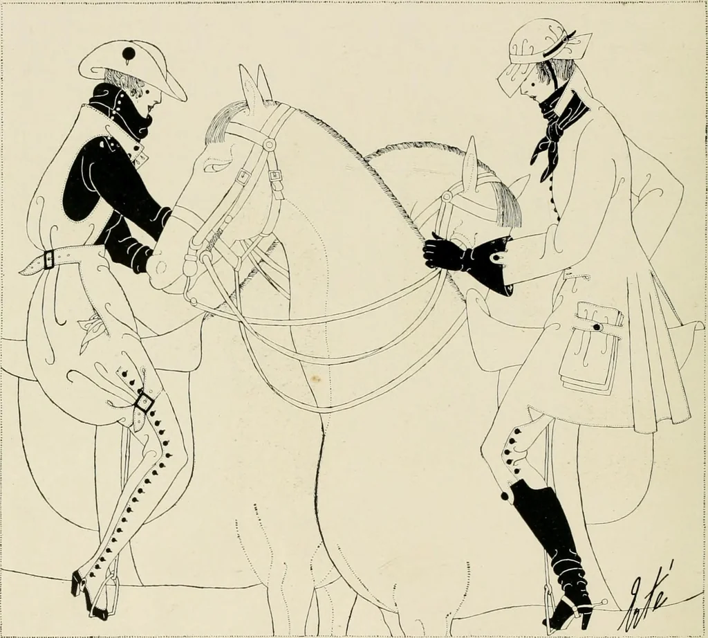 An illustration from Costume design and illustration, 1918, leaf 63