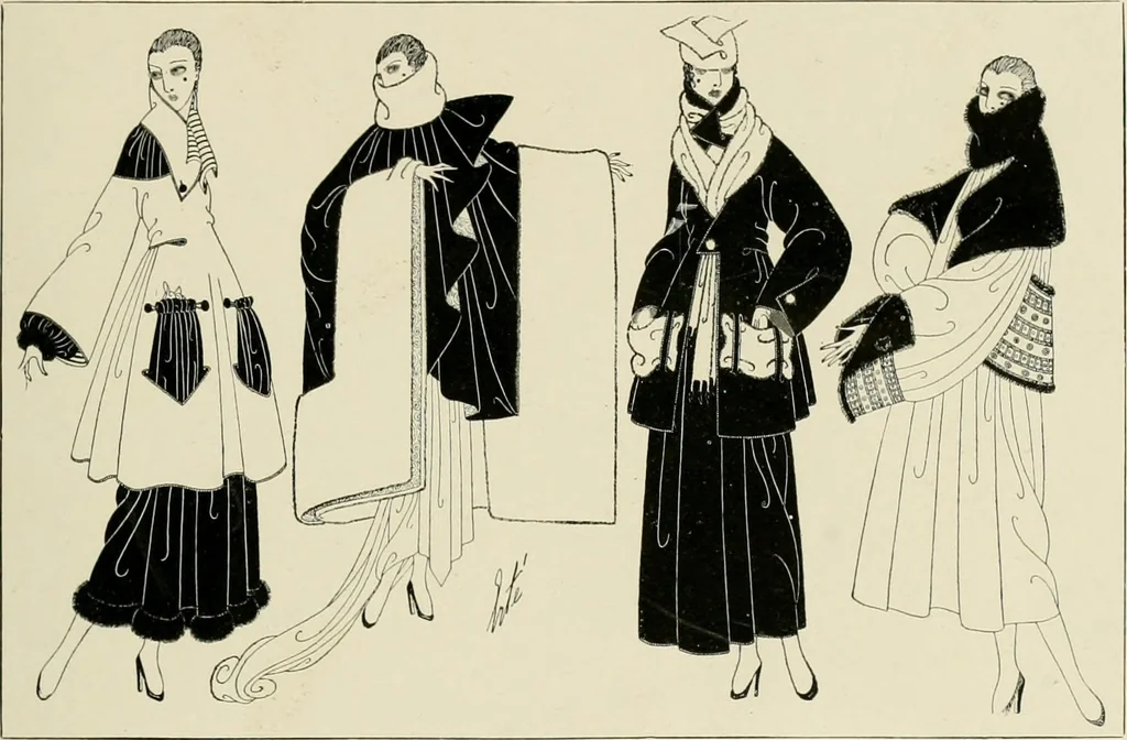 An illustration from Costume design and illustration, 1918, leaf 64