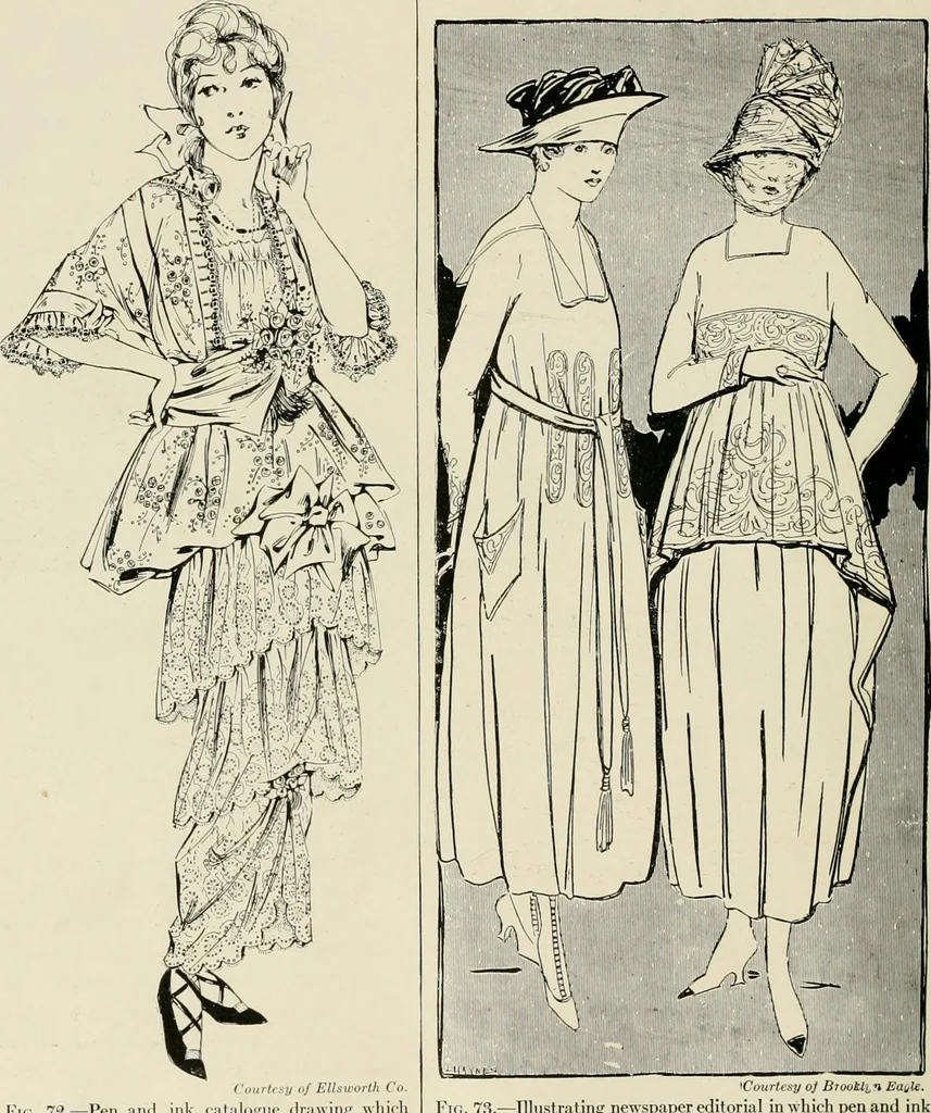 An illustration from Costume design and illustration, 1918, leaf 65