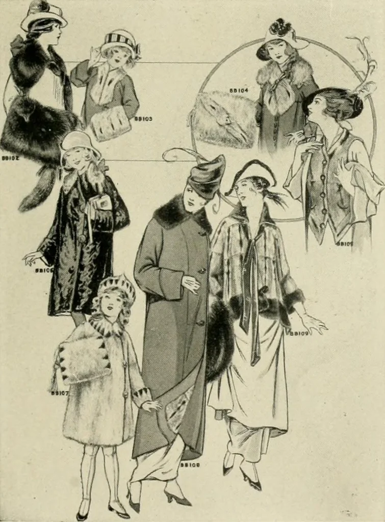 An illustration from Costume design and illustration, 1918, leaf 66