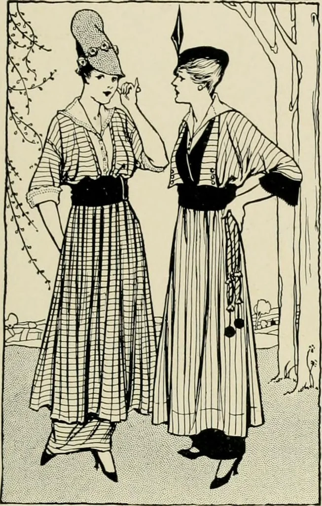 An illustration from Costume design and illustration, 1918, leaf 68