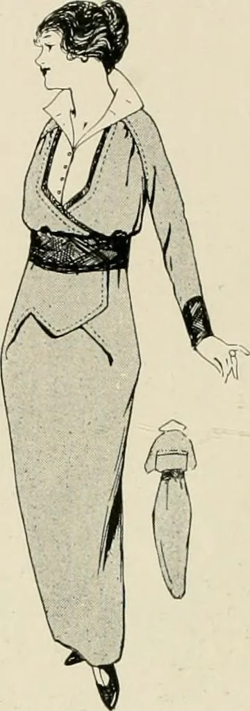 An illustration from Costume design and illustration, 1918, leaf 69
