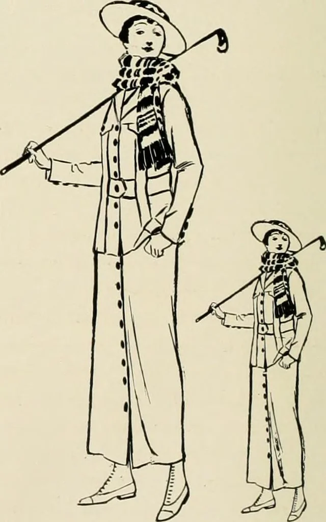 An illustration from Costume design and illustration, 1918, leaf 73