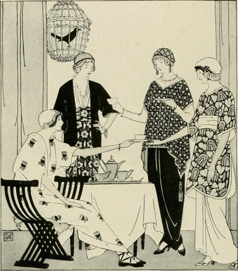 An illustration from Costume design and illustration, 1918, leaf 75