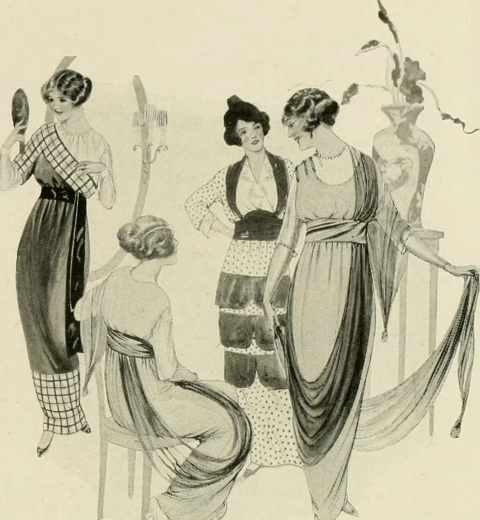An illustration from Costume design and illustration, 1918, leaf 76