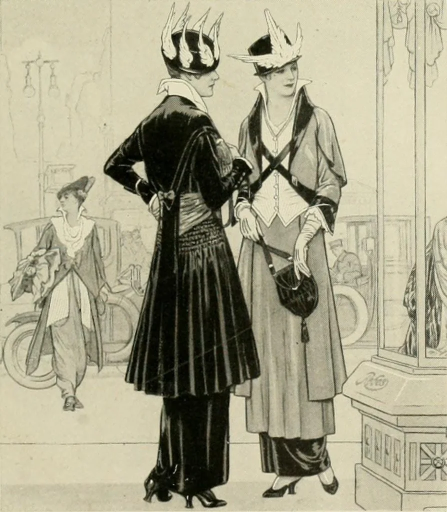 An illustration from Costume design and illustration, 1918, leaf 76