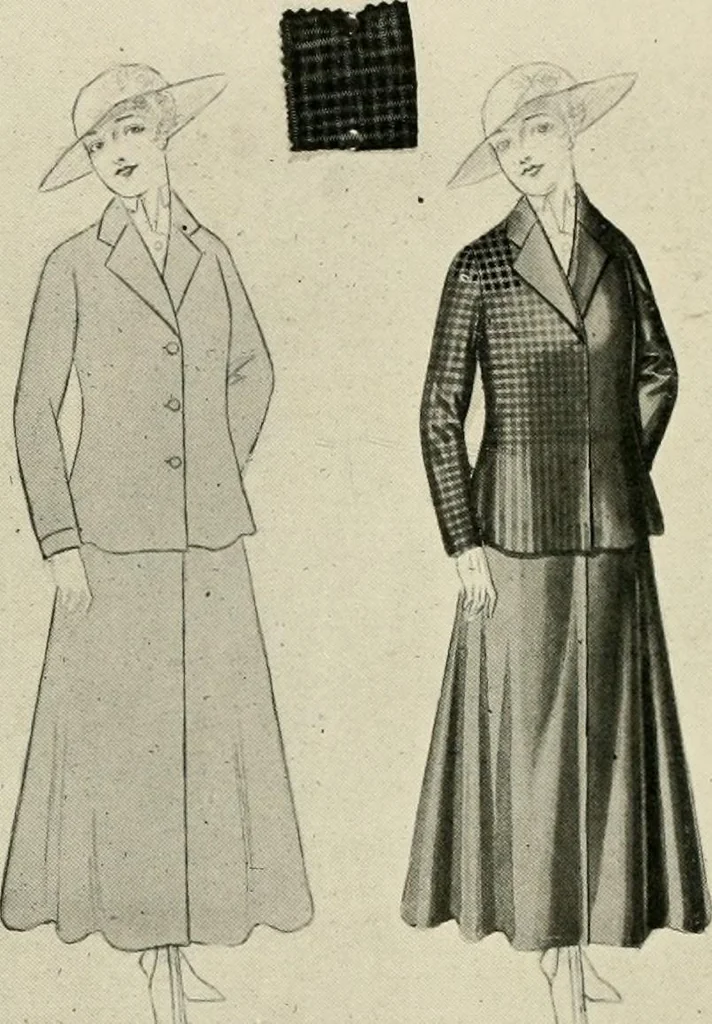 An illustration from Costume design and illustration, 1918, leaf 77